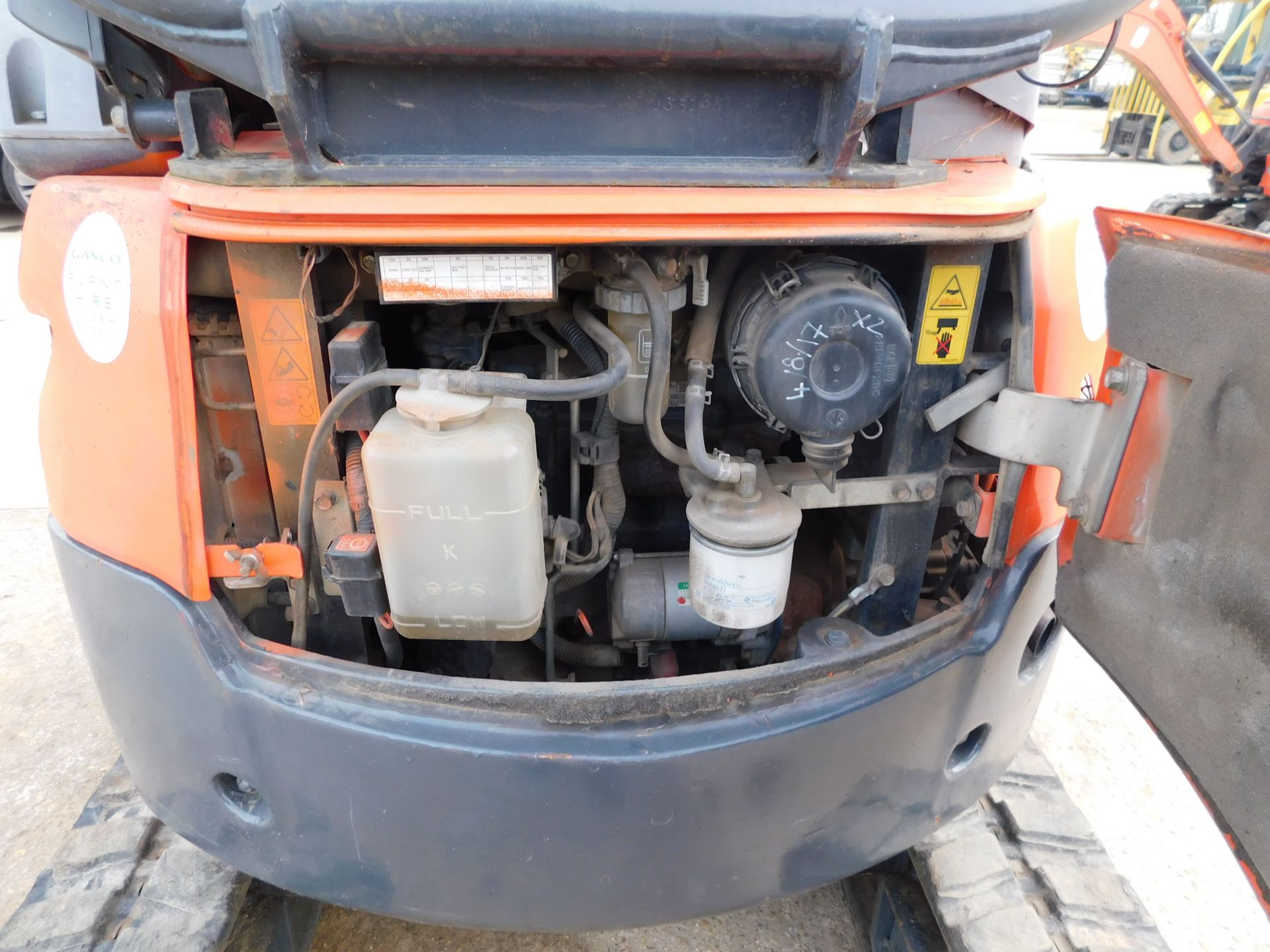 Kubota U17-3 1.5T Mini-Excavator (2013), Manual Quick Hitch, Blade, Hydraulic Retractable Width, - Image 12 of 15