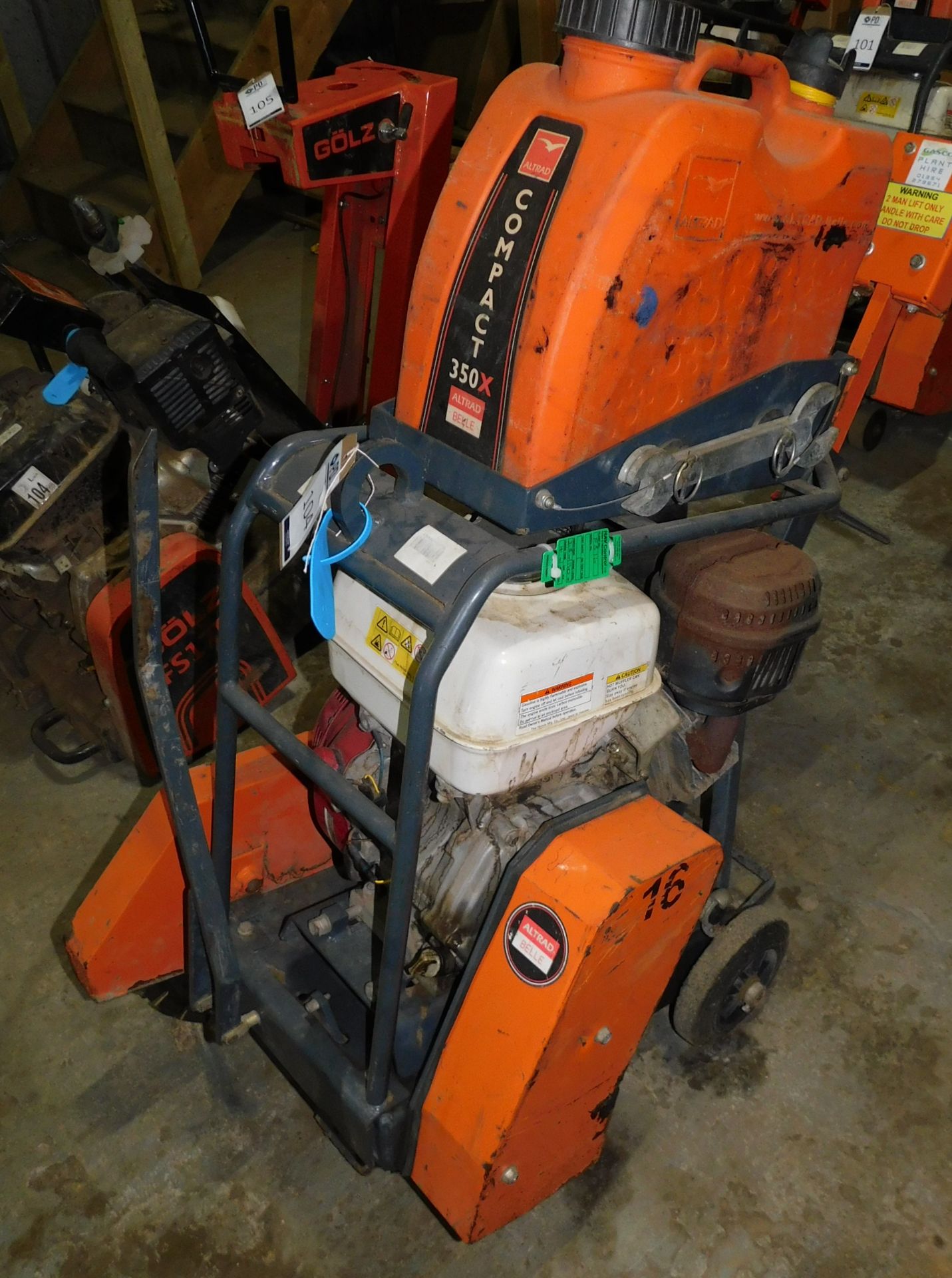 Belle Compact 350X Floor Saw with Honda Petrol Engine (Location: March, Cambridge. Please Refer to - Image 3 of 4