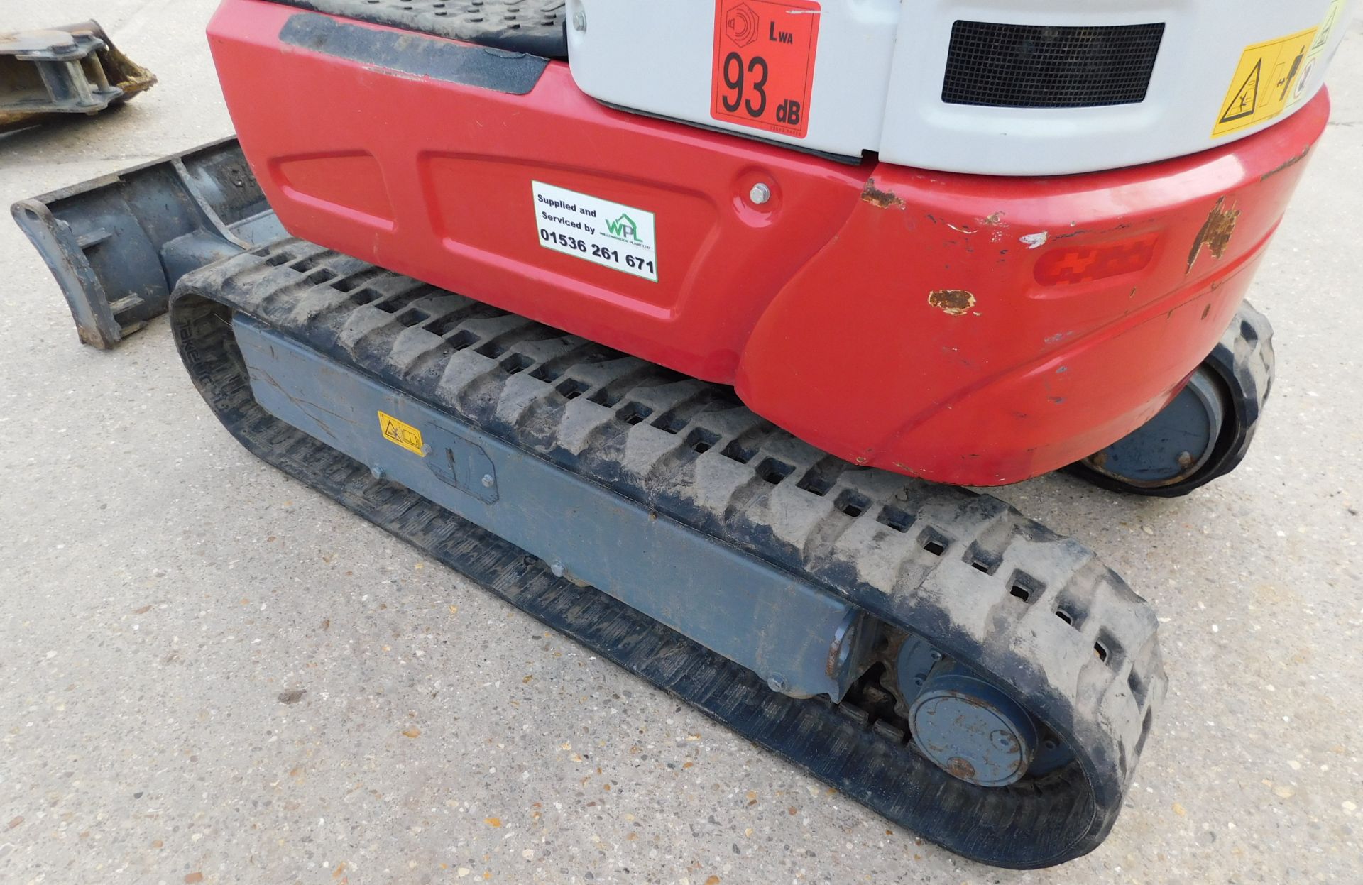 Takeuchi TB217R Mini-Excavator (2021), Check Valves, Manual Quick Hitch, Blade, Hydraulic - Image 8 of 12