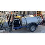Brendan Single Axle Trailer Mounted Pressure Washer, Serial Number SFYBB100012002927 with Diesel