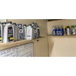 Contents of Maintenance Rooms to Include Vehicle Bulbs, Oil & Lubricants, De-icers, Miscellaneous