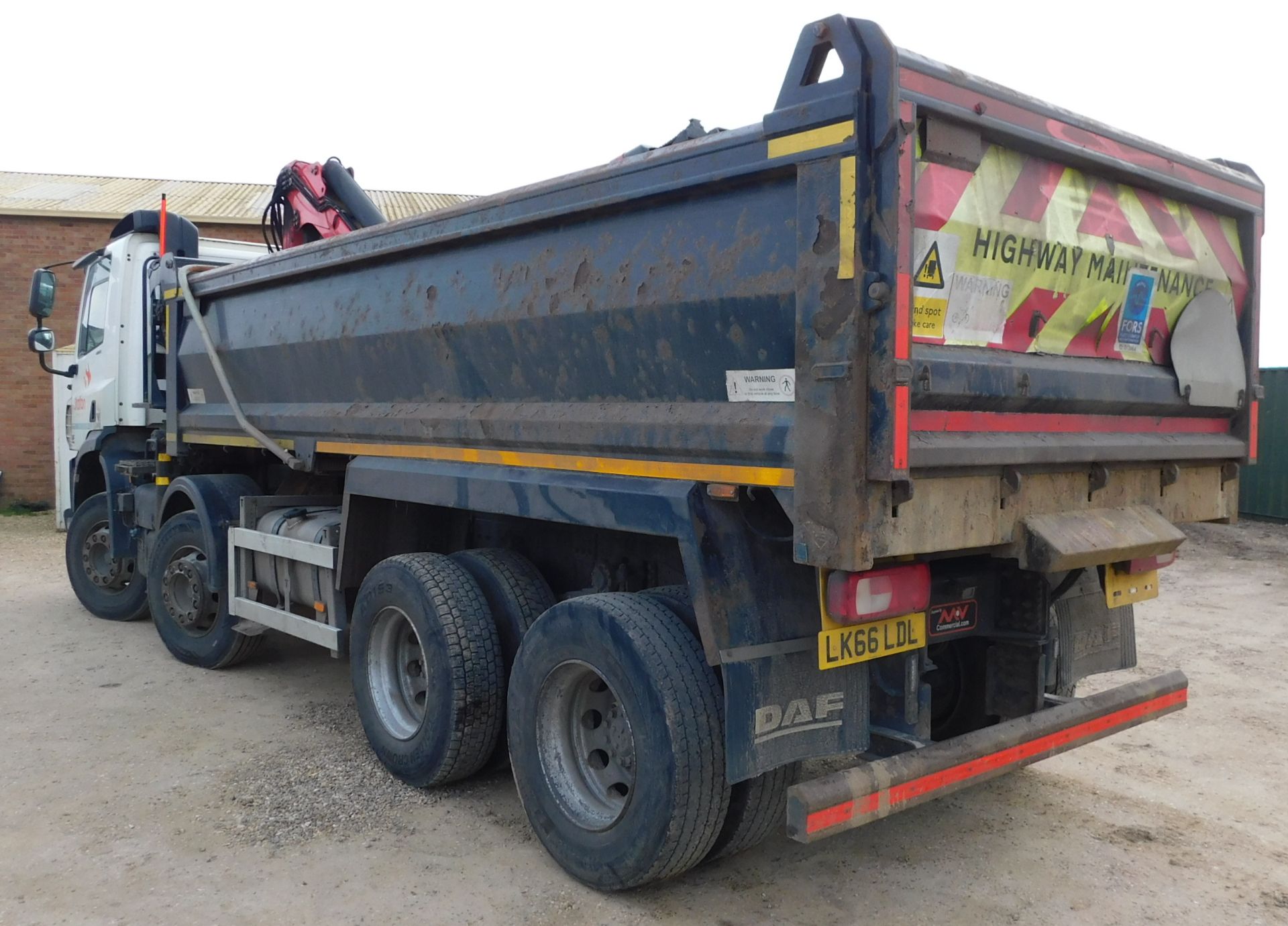 DAF CF 400 FAD Construction Grab Lorry, Registration LK66 LDL, First Registered 17th November - Image 3 of 26