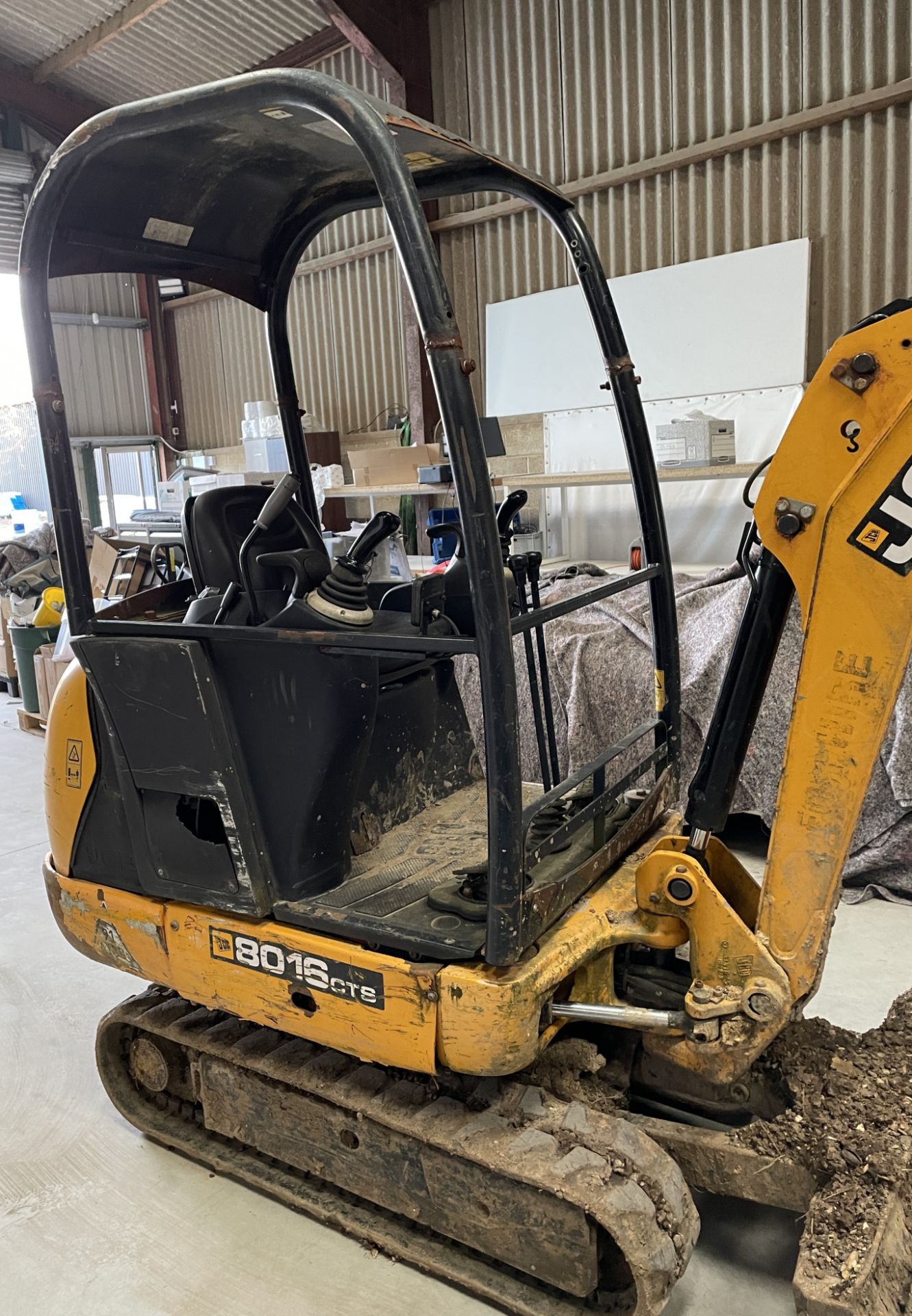JCB 8016 CTS Compact Excavator (2013), Serial Number JCB08016E02071506, c.1885 Hours (Location: