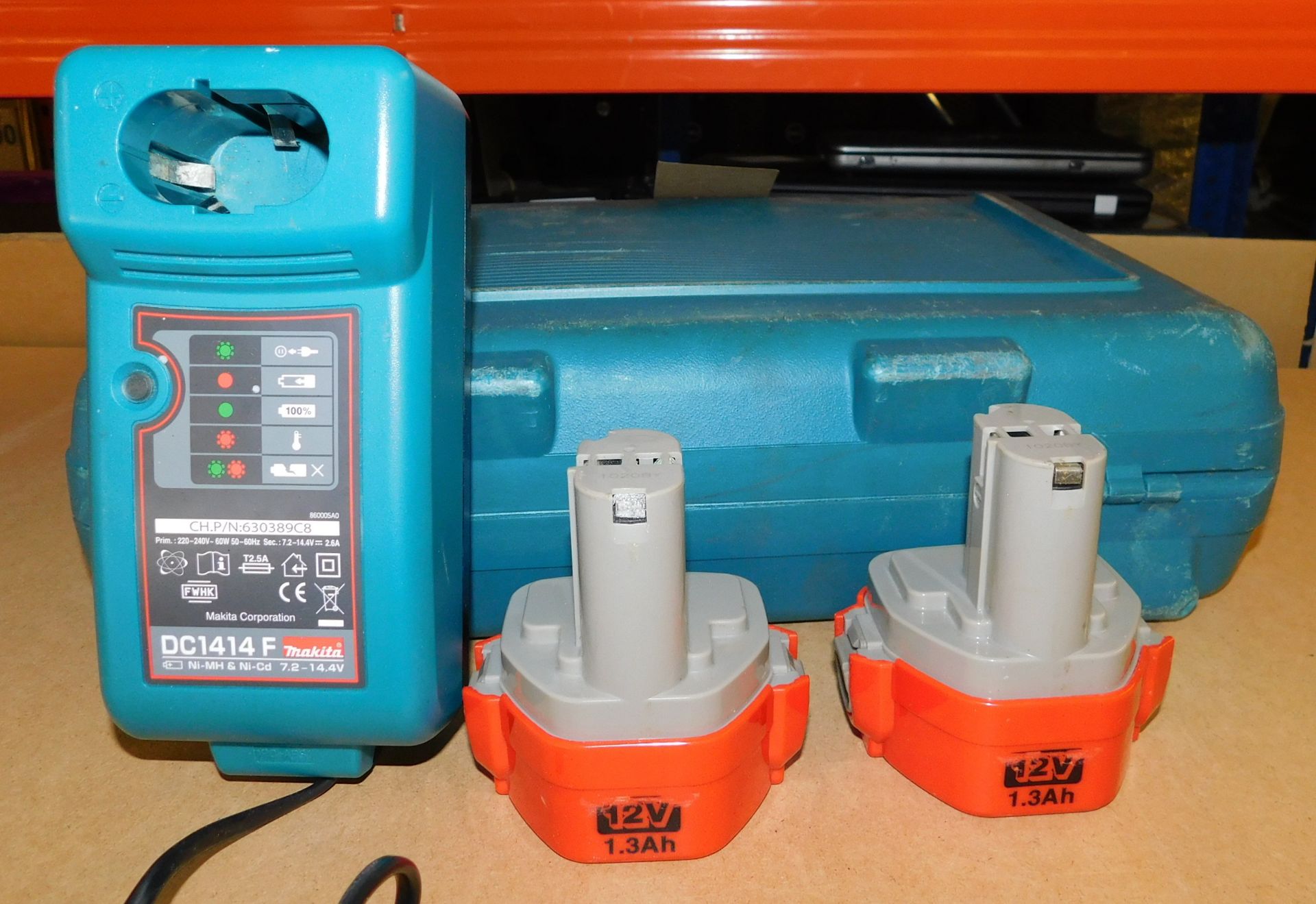 Cordless Screwdriver & Makita Charger with 2 Batteries (Location: Stockport. Please Refer to General - Image 2 of 3