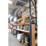 Two Bays Ramada SP80 3-Tier Boltless Pallet Racks 260cm & Two Similar 130cm (Excludes Contents) (