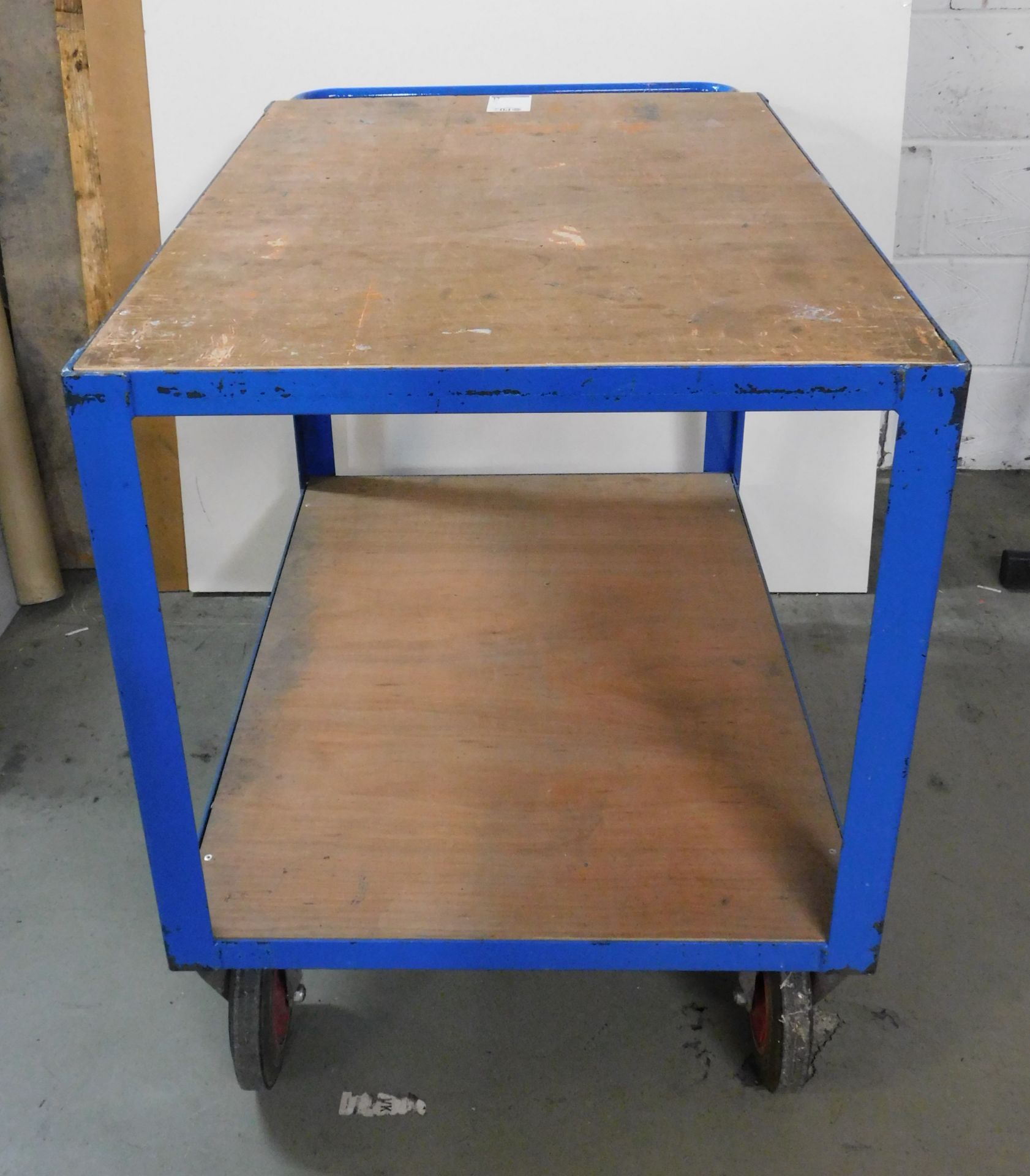 Two 2-Tier Metal Framed Heavy Duty Trolleys (Location: Tonbridge, Kent. Please Refer to General