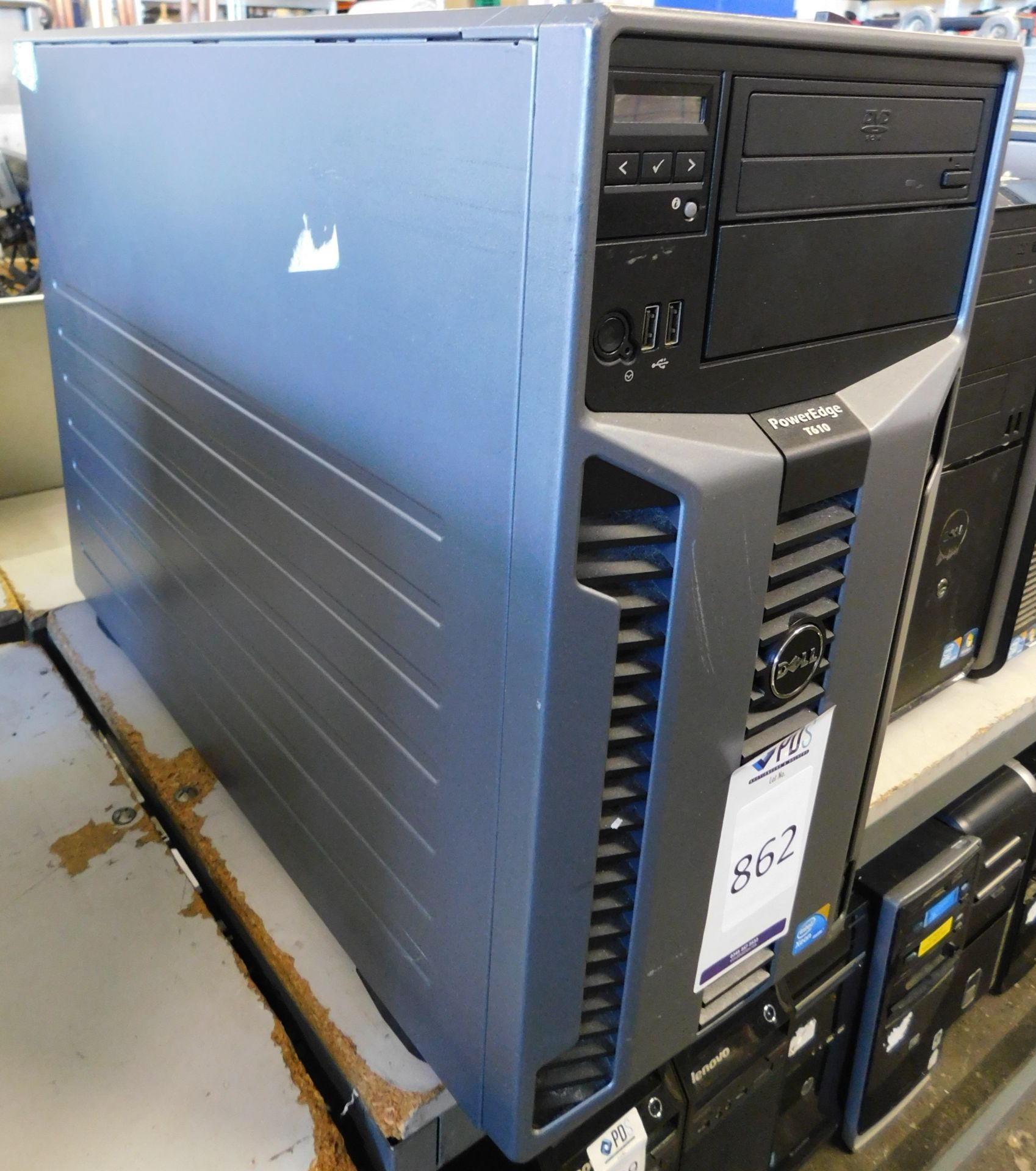 Dell PowerEdge T610 Tower Server, Intel Xeon Processor, Serial Number HGX215J (No HDD) (Location: - Image 2 of 5