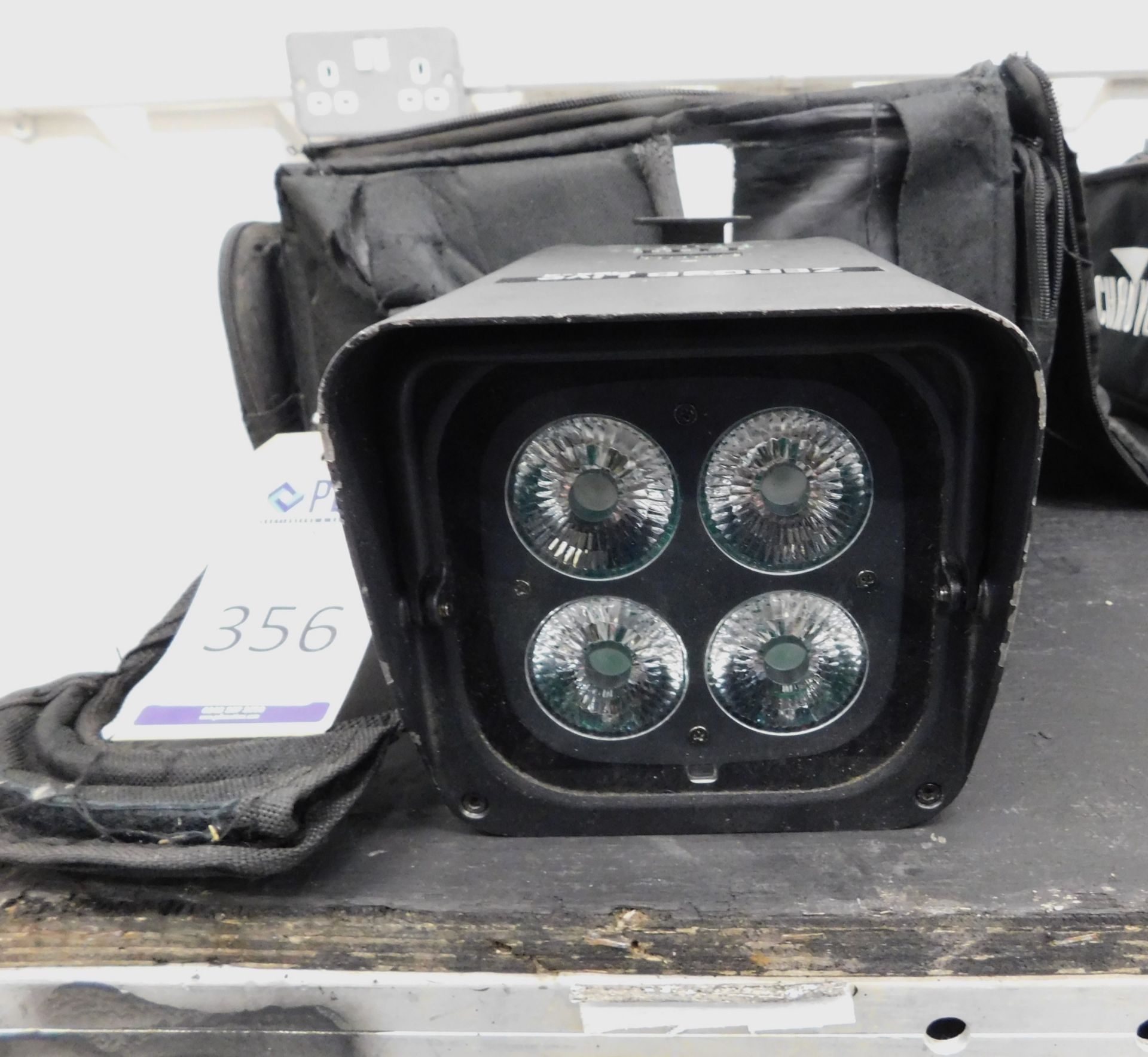 Four Chauvet Hex-4 LED Lights in Carry Case (Location: South East London. Please Refer to General - Image 2 of 3