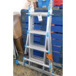 MacAllister Folding Ladders (Location: Stockport. Please Refer to General Notes)