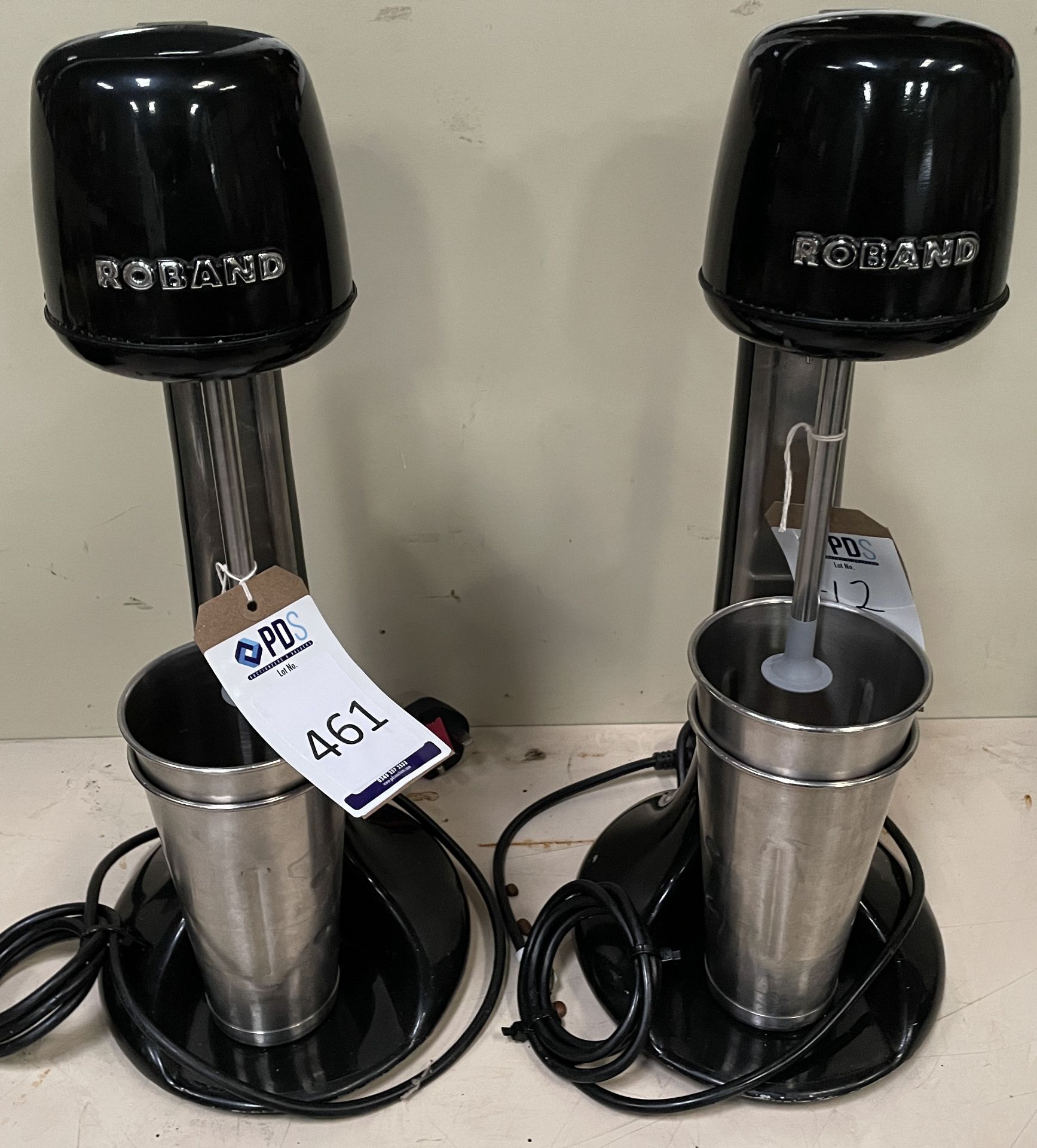 Two Roband DM21B Milkshake Mixers (Location: Brentwood. Please Refer to General Notes)