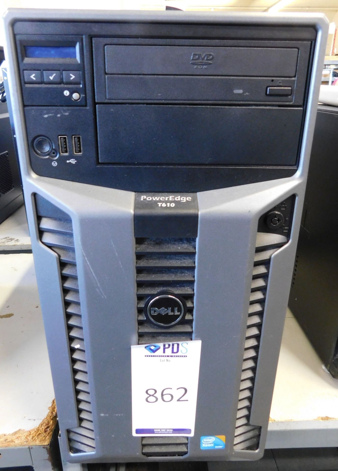 Dell PowerEdge T610 Tower Server, Intel Xeon Processor, Serial Number HGX215J (No HDD) (Location: - Image 3 of 5
