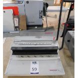 Renz RW Manual Binder & a Quantity Presco Wires (Location: Tonbridge, Kent. Please Refer to