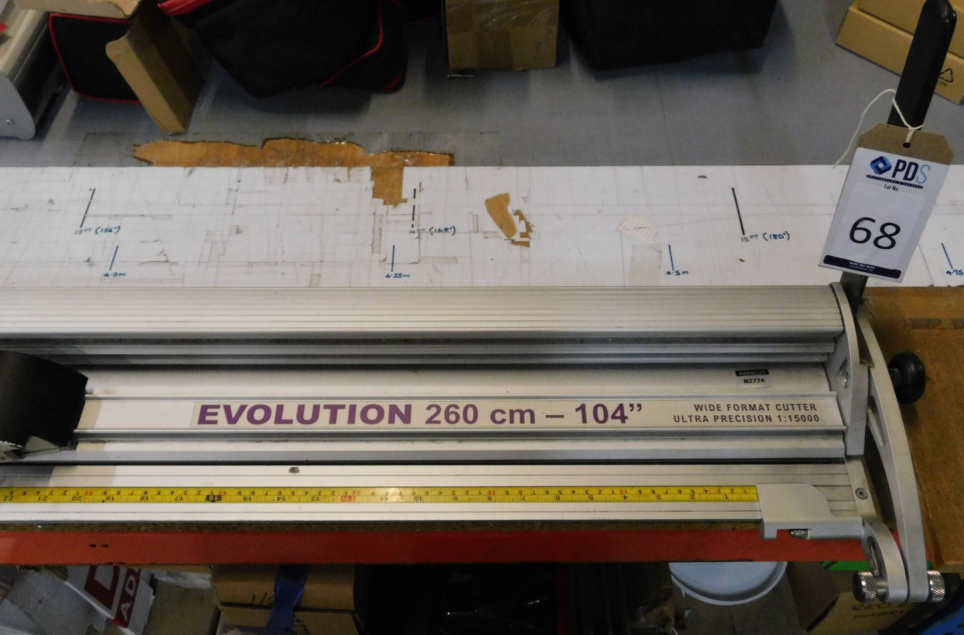 Evolution Wide Format Cutter 260/10cm (Location: Tonbridge, Kent. Please Refer to General Notes)