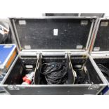 Mobile Flight Trunk with Quantity of Power Cables (Location: South East London. Please Refer to