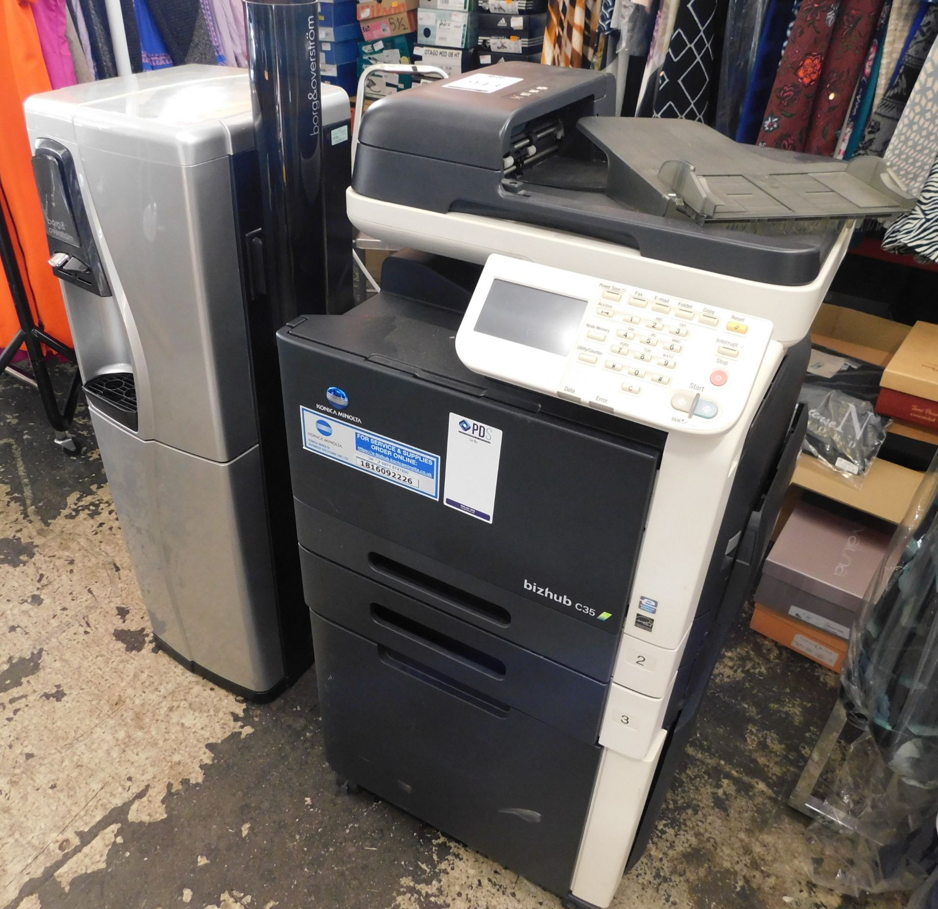 Konica Minolta Bizhub C35 Printer & Borg and Overstrom Water Cooler (Location: Stockport. Please