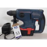 Bosch GBH 2 Cordless Hammer Drill, Serial Number 38302118 with Battery & Charger (Location: