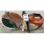 Stihl Ts410 Petrol Cut Off Saw (Location: Brentwood. Please Refer to General Notes)