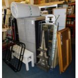 Quantity of Household Items to Include Devan Base, Folding Single Bed, 2 Clothes Rails, 6 Mirrors,