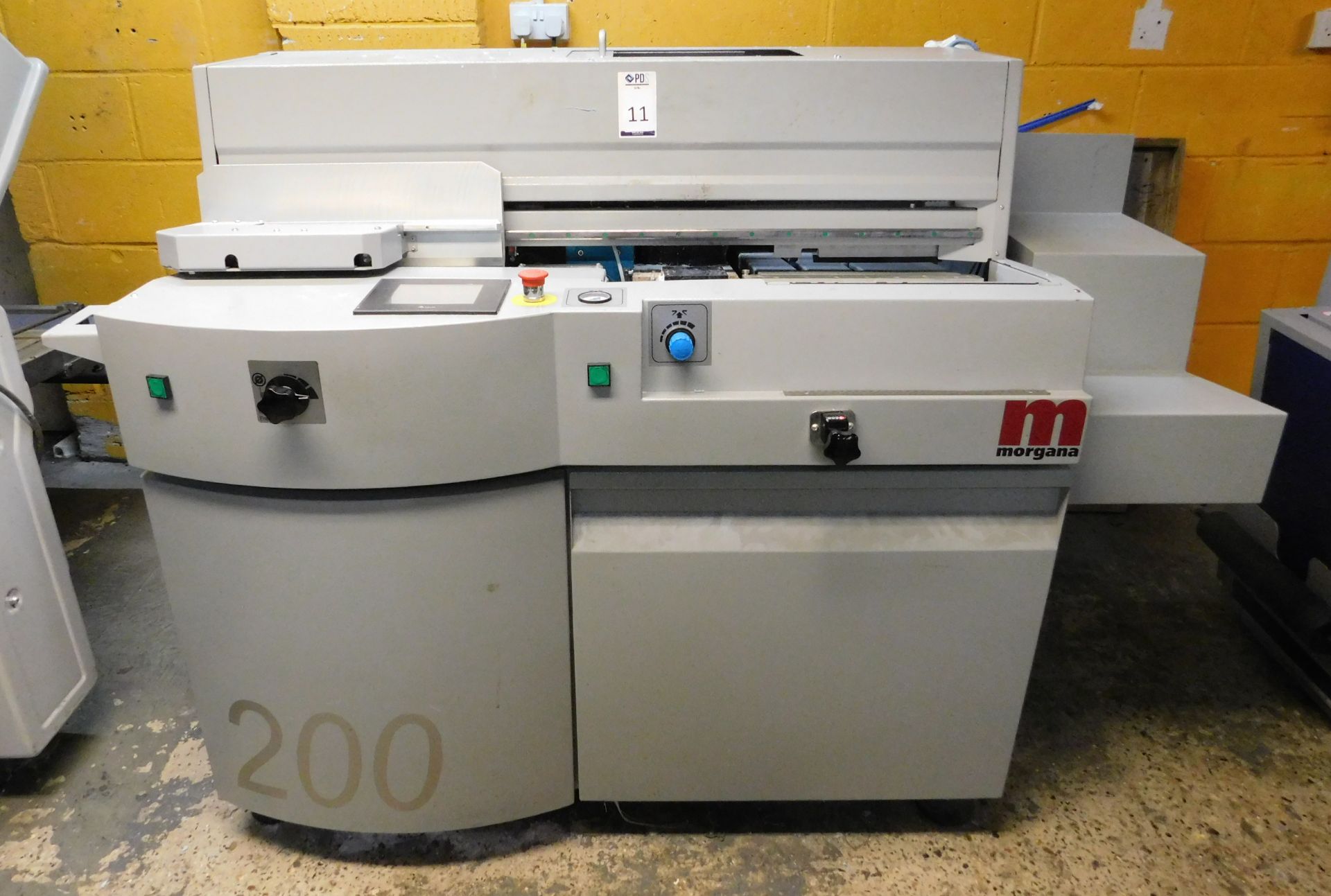 Morgana 200 PUR Binder (2014), Serial Number MB200-0034-M1, Capacity: Spine .07” – 1.96”, Length 4.