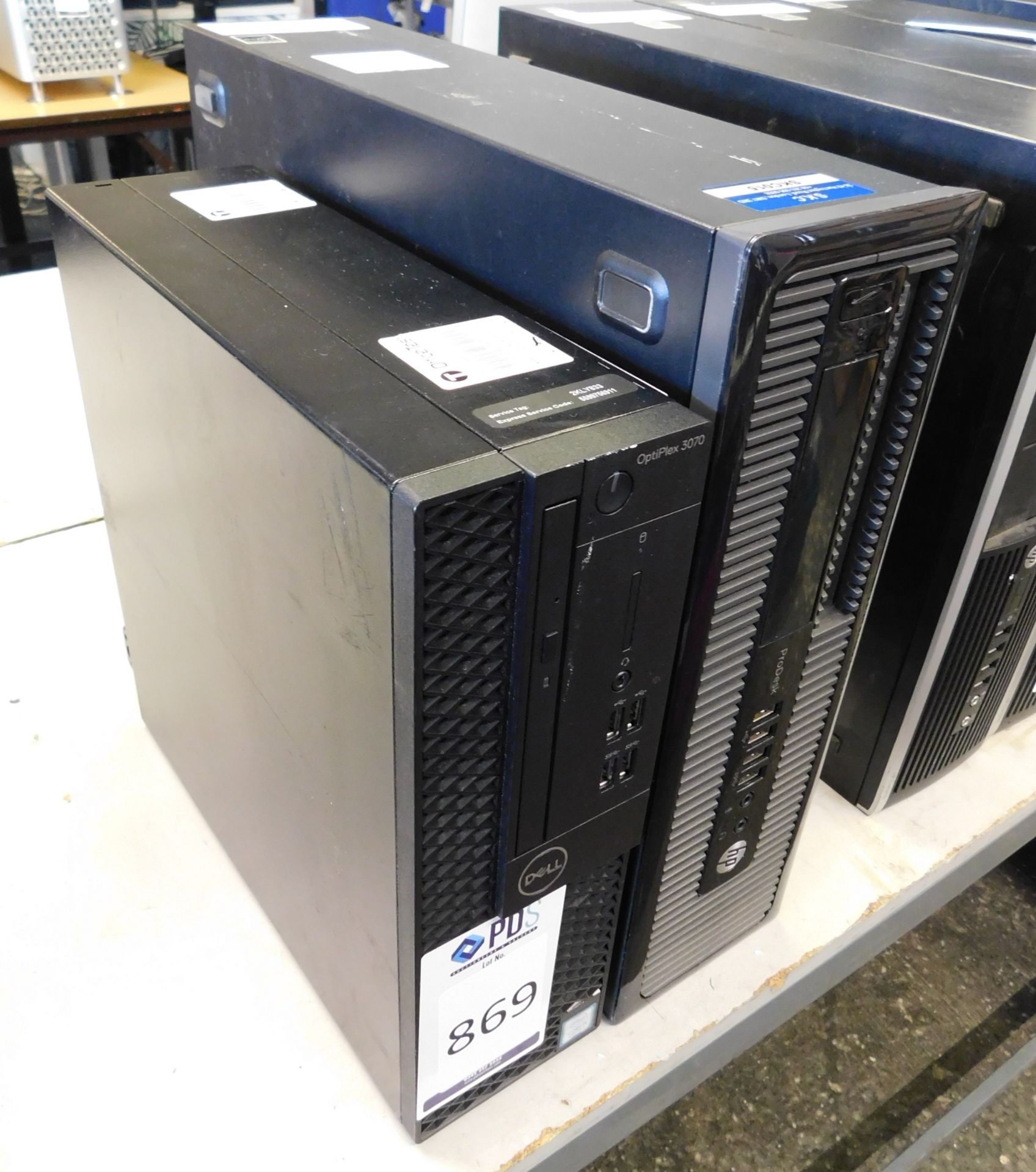 Dell Optiplex 3070 PC & HP ProDesk PC, i5 (No HDDs) (Location: Stockport. Please Refer to General