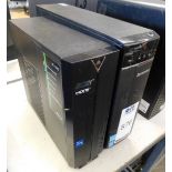 Lenovo & Acer Tower PCs (No HDDs) (Location: Stockport. Please Refer to General Notes)