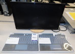 2 Microsoft Surface Pro Keyboards & Acer Monitor (Location: Stockport. Please Refer to General