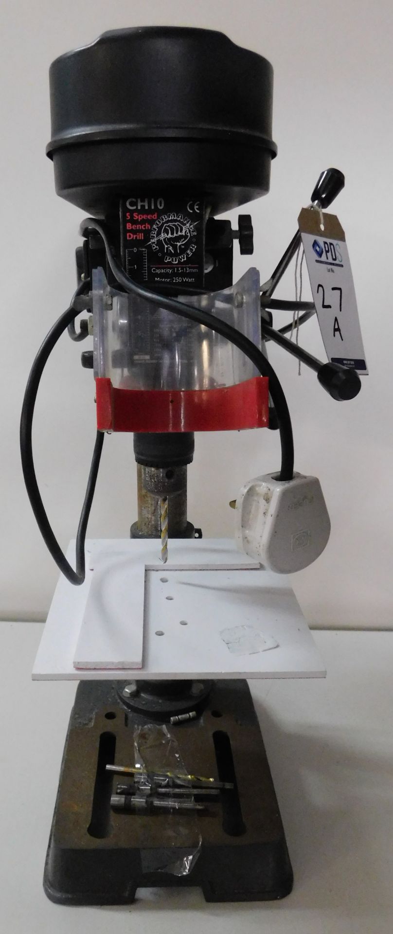Performance 5-Speed Bench Top Drill, Serial Number 300747 (Location: Tonbridge, Kent. Please Refer