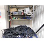 Cable, Power Leads & Contents of Rack (Location: South East London. Please Refer to General Notes)