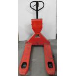 Slingsby Pallet Truck with Digital Weigh Scales, Capacity 2000kg (Location: Tonbridge, Kent.