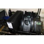 8 Polycom Telephones, 3 Various Switches & APC Pro 900 UPS (Location: Stockport. Please Refer to