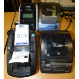 4 Various Label Printers (Location: Stockport. Please Refer to General Notes)