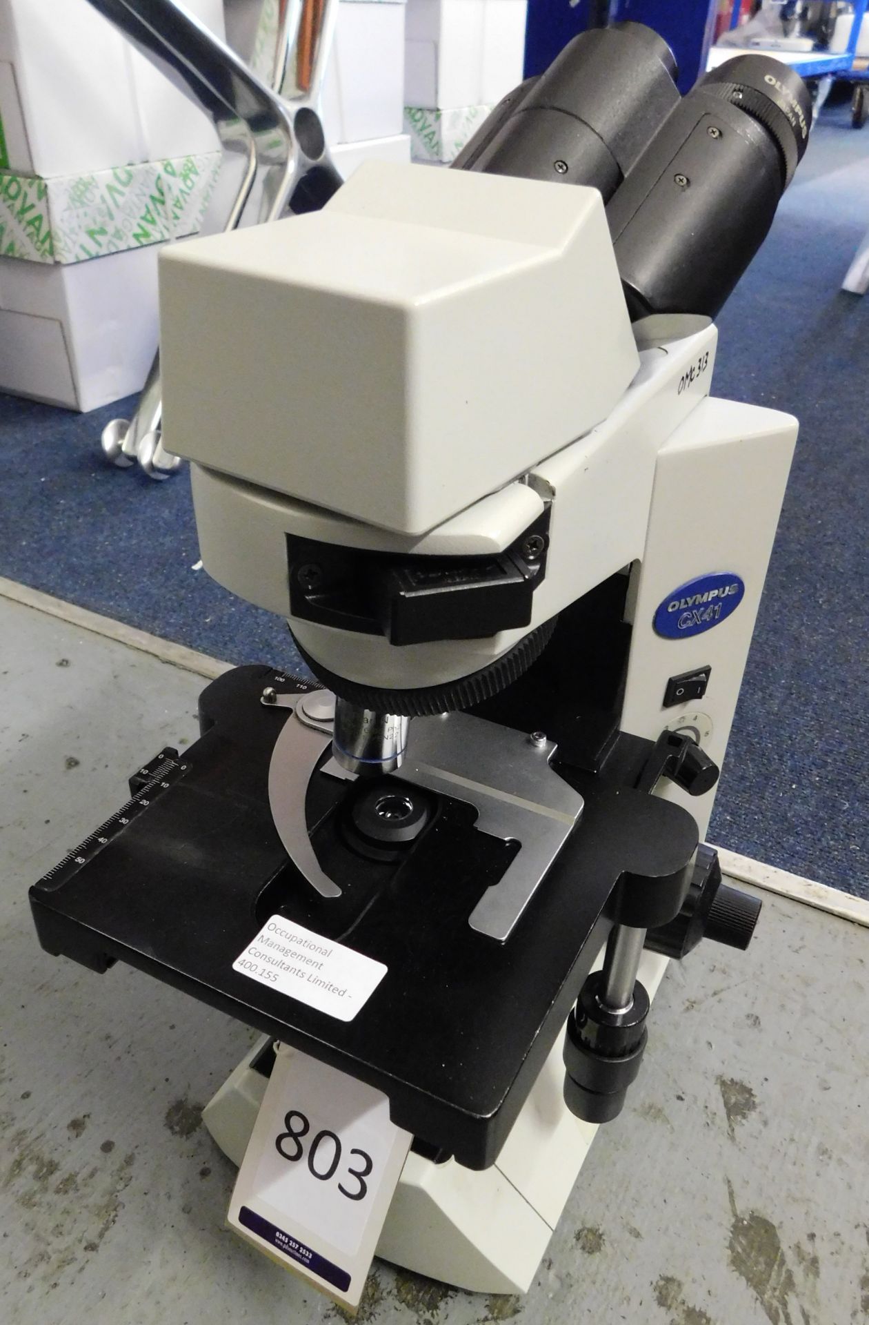 Olympus CX41RF Microscope, Serial Number 5D03591 with Case (Location: Stockport. Please Refer to - Image 2 of 6