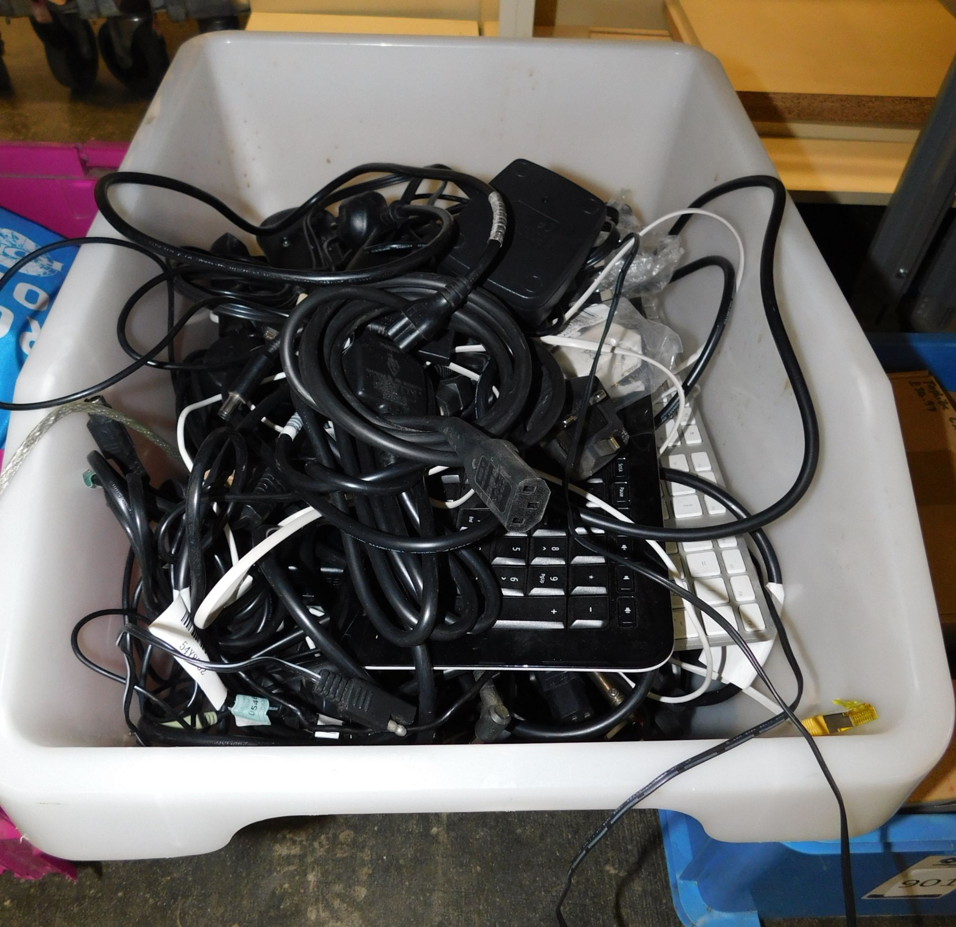 Quantity of Assorted PSUs, Computer Cables, Keyboards etc. (Location: Stockport. Please Refer to - Image 3 of 4