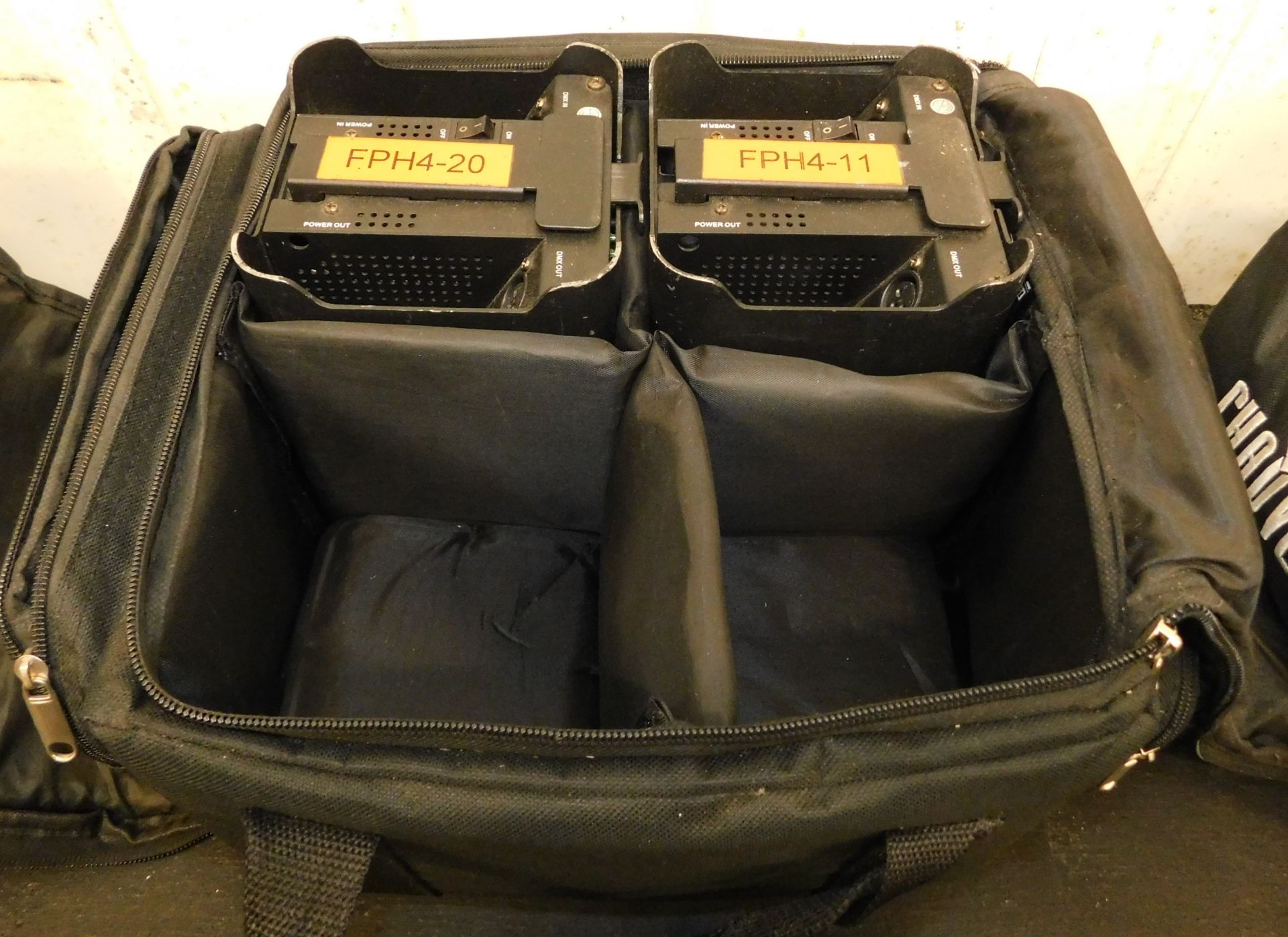 Three Chauvet Hex-4 LED Lights in Carry Case (Location: South East London. Please Refer to General - Image 2 of 4
