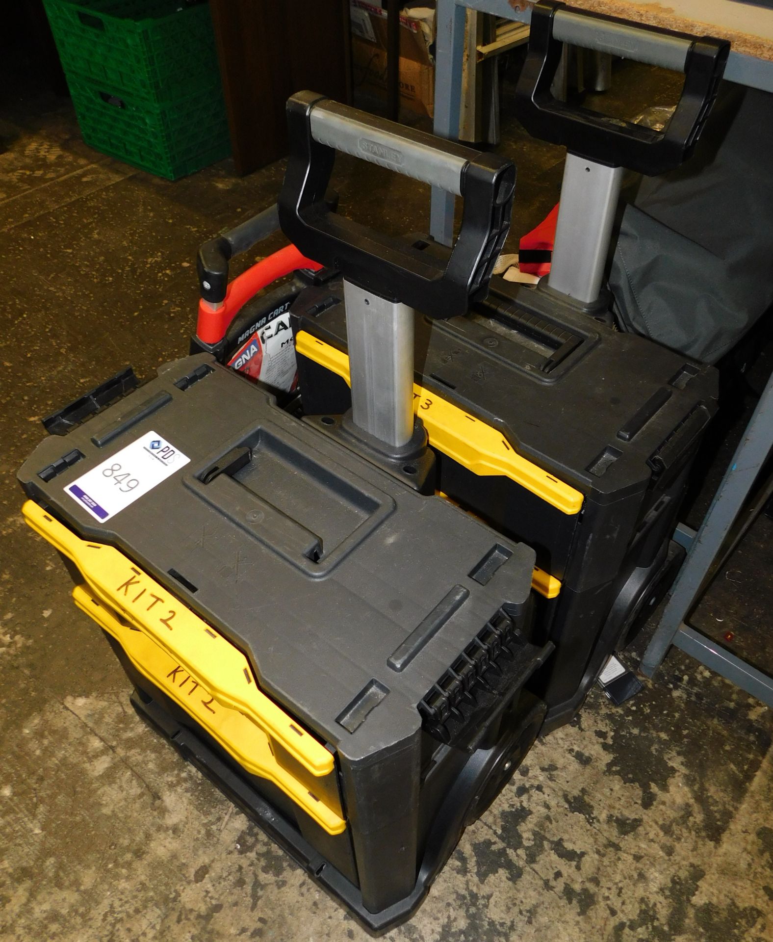 2 Stanley Mobile Tool Boxes & Extendable Sack Truck (Location: Stockport. Please Refer to General - Image 2 of 5