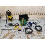 Karcher Pressure Washer, Crate, Hose, Extension Lead etc. (Location: South East London. Please Refer