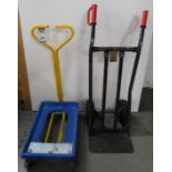 Sack Truck & Small Platform Trolley (Location: Tonbridge, Kent. Please Refer to General Notes)