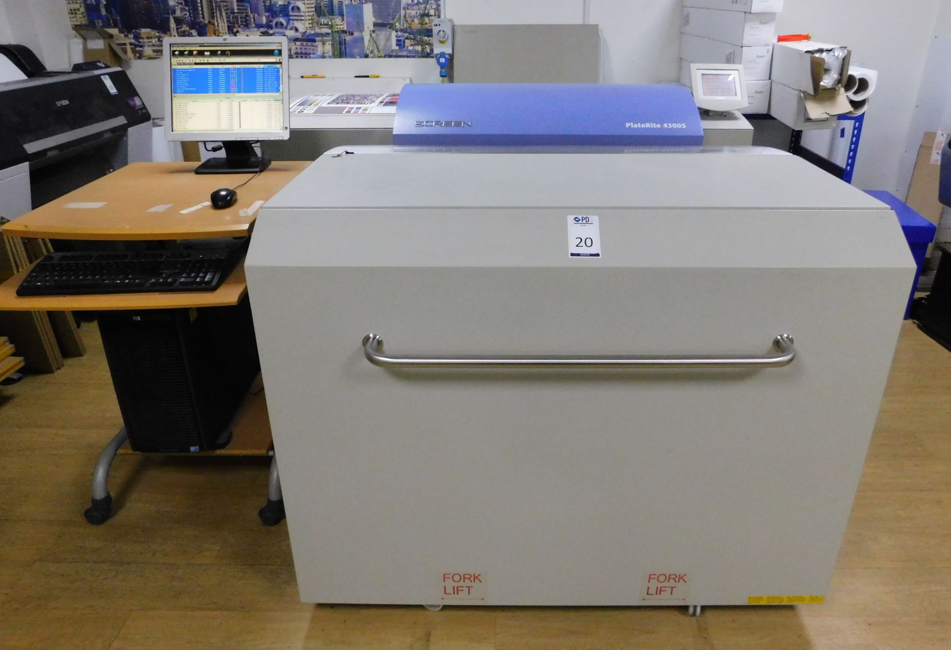 PlateRite PT - R4300S Platemaker (2011), Machine Number M20643 & HP ProLiant ML350 G6 Server (