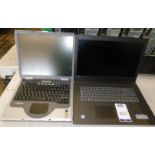 Lenovo IdeaPad 330 & Compaq Presario 2100 Laptops (No HDD) (Location: Stockport. Please Refer to