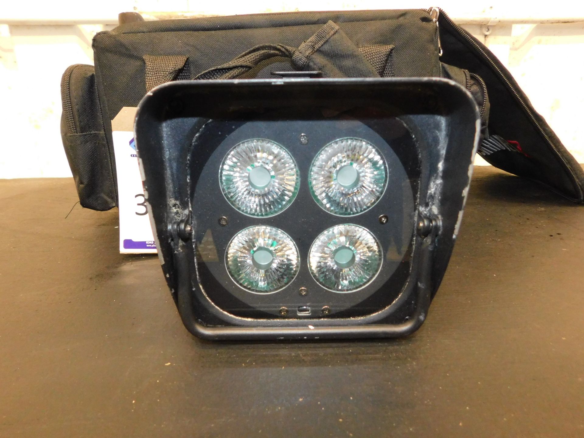 Four Chauvet Hex-4 LED Lights in Carry Case (Location: South East London. Please Refer to General - Image 3 of 4