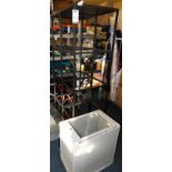 2 Metal Framed Shelving Units & Comms Cabinet (Location: Stockport. Please Refer to General Notes)