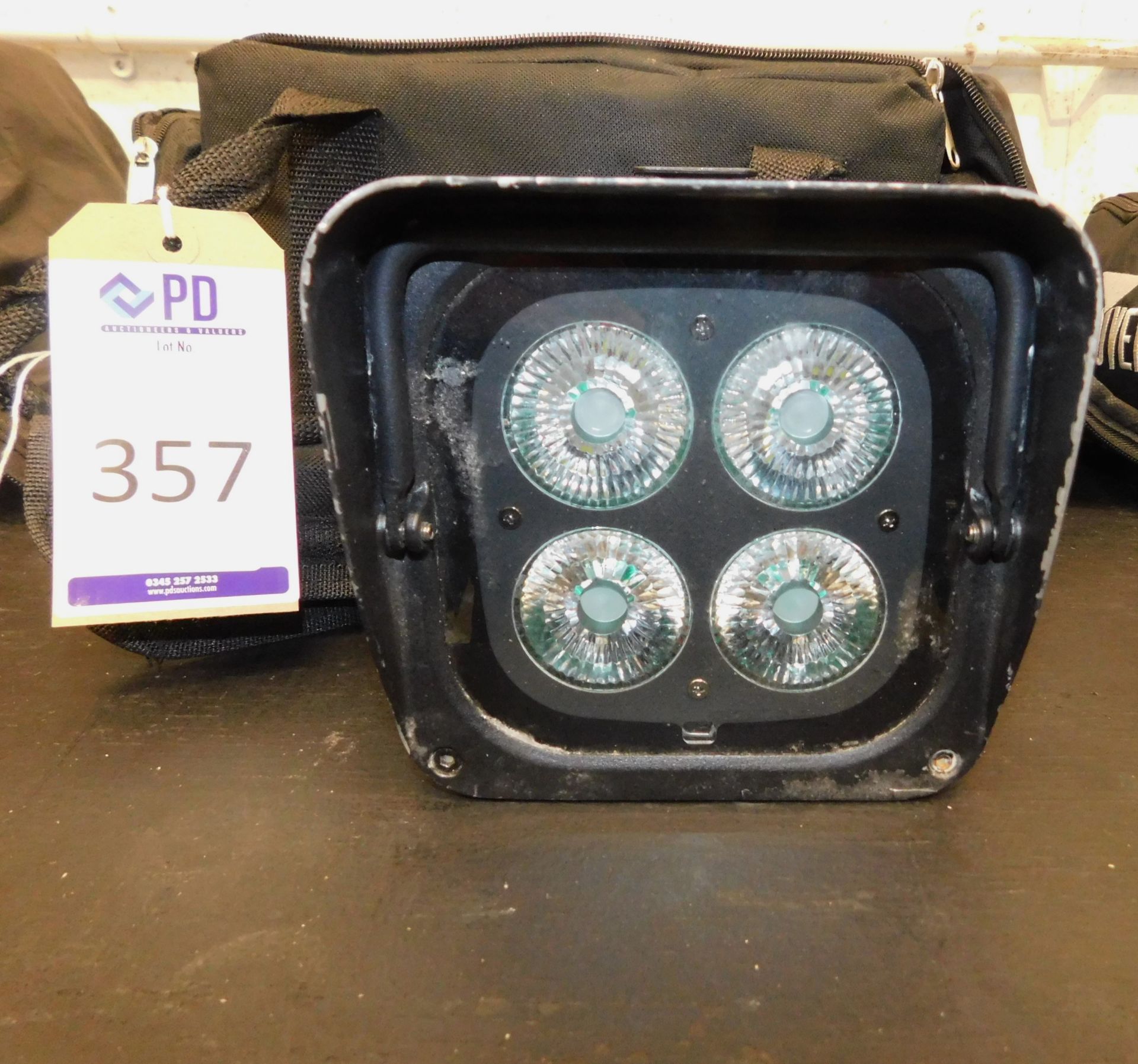 Three Chauvet Hex-4 LED Lights in Carry Case (Location: South East London. Please Refer to General - Image 3 of 4