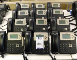 12 Yealink T23G Telephone Handsets (Location: Stockport. Please Refer to General Notes)