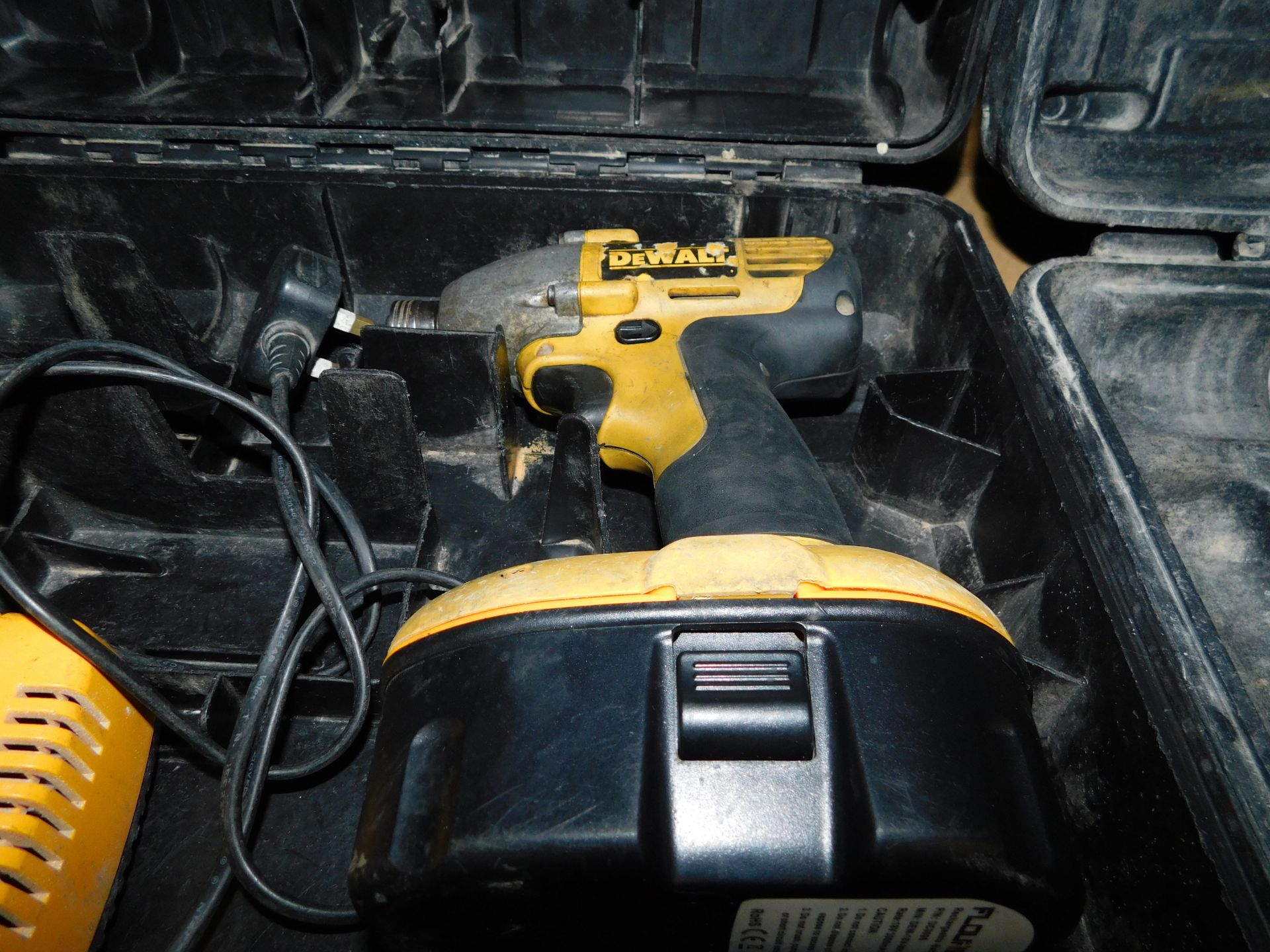 3 Various DeWalt Cordless Drills with 1 Charger & 4 Batteries (Location: Stockport. Please Refer - Image 3 of 7