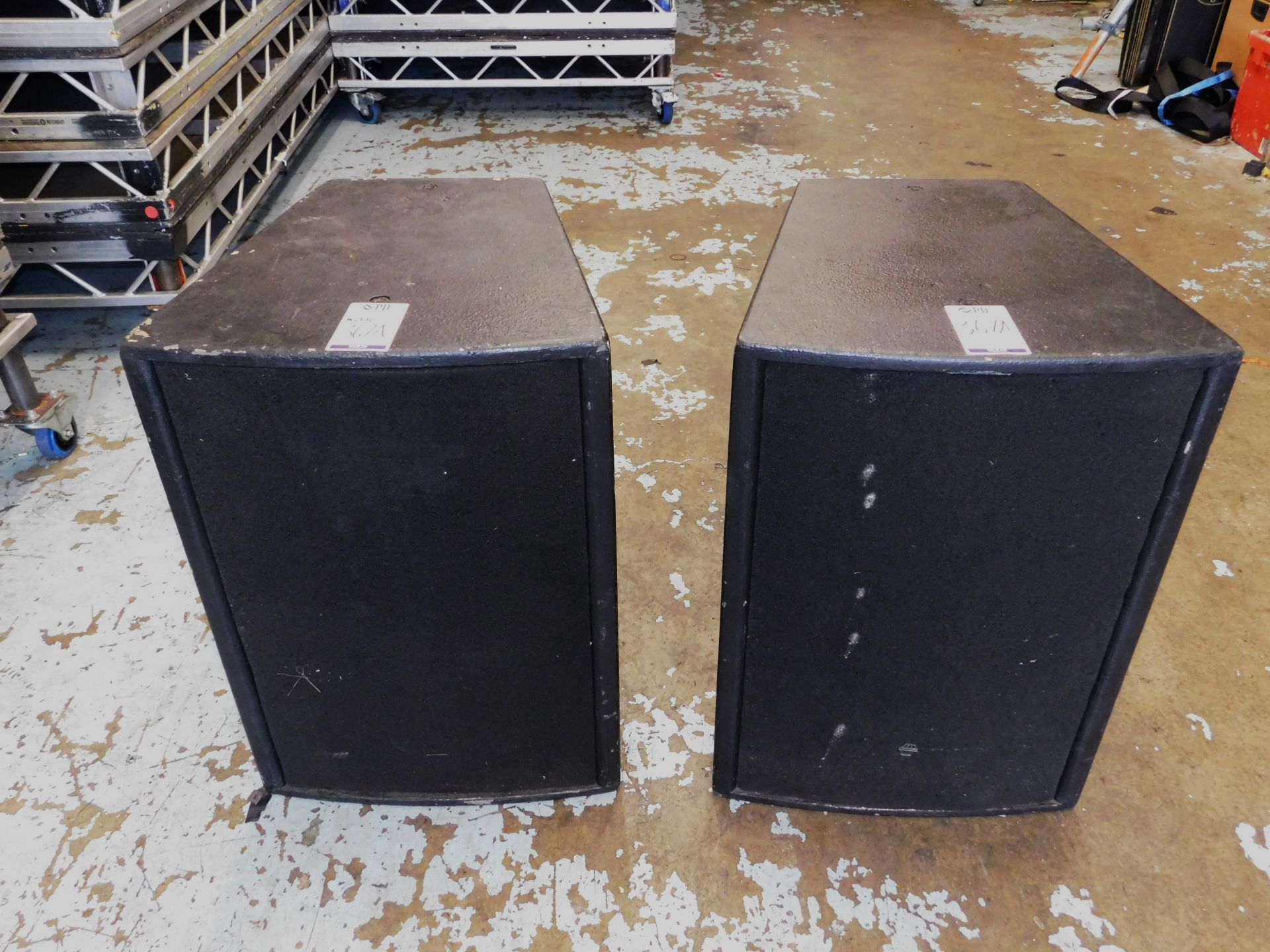 Pair of EM Acoustics EMS-152 Speakers (Location: South East London. Please Refer to General Notes)
