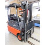 Linde E16-02 Electric Fork Lift Truck (2006), Serial Number H2X335TO5937, Capacity 1600kg, c1,713