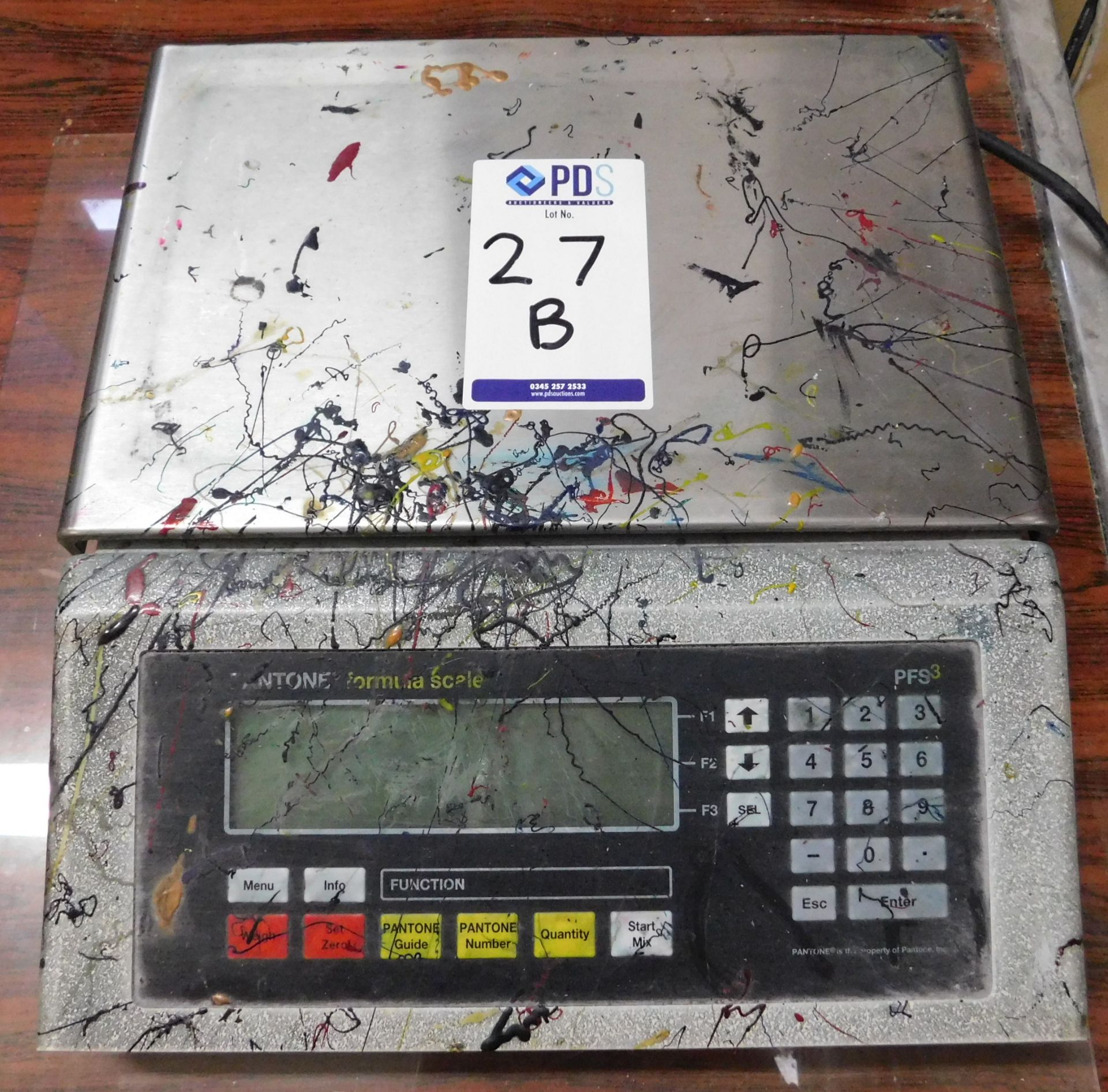 Pantone Digital Mixing Scale (Location: Tonbridge, Kent. Please Refer to General Notes)