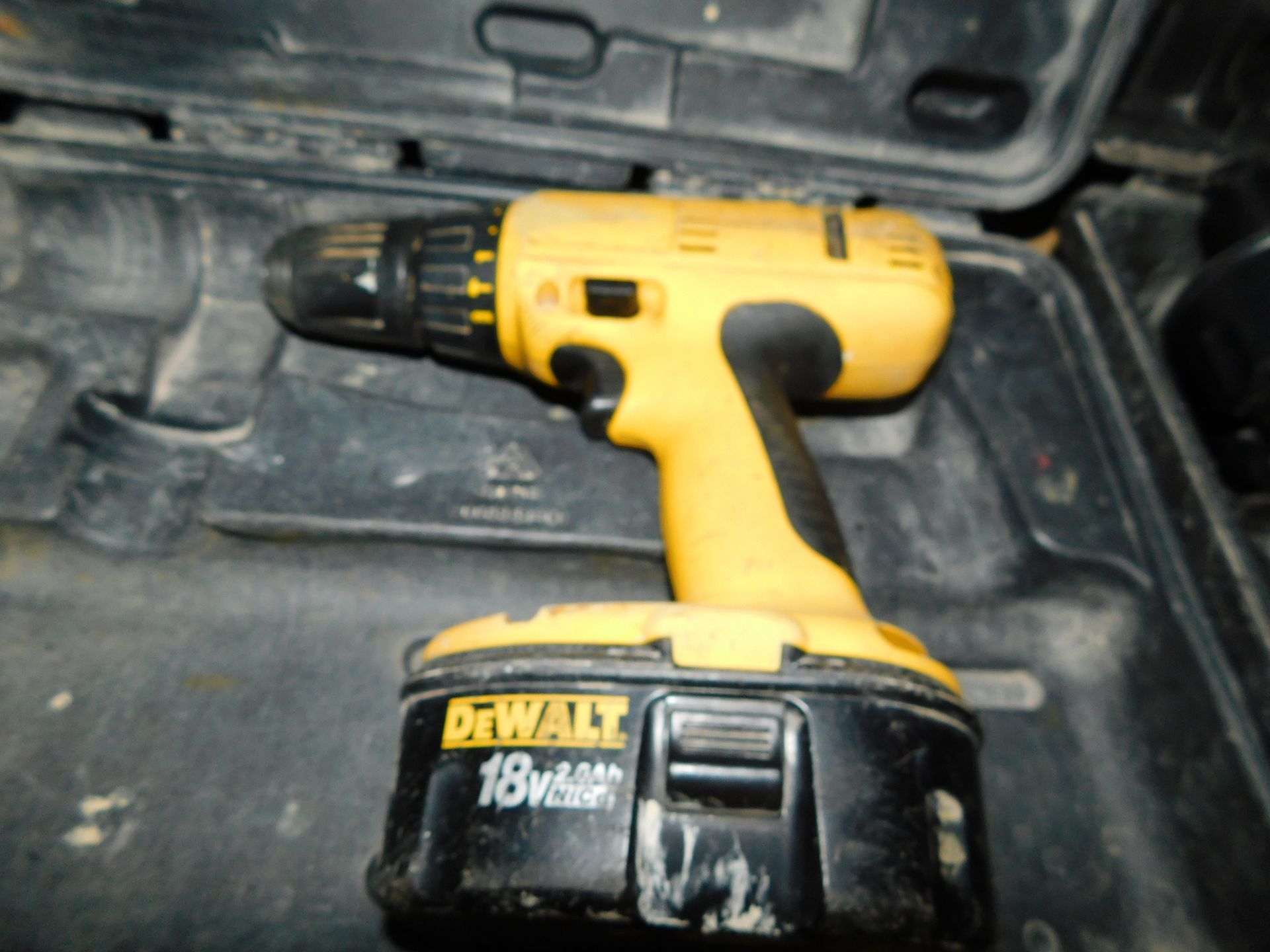 3 Various DeWalt Cordless Drills with 1 Charger & 4 Batteries (Location: Stockport. Please Refer - Image 5 of 7