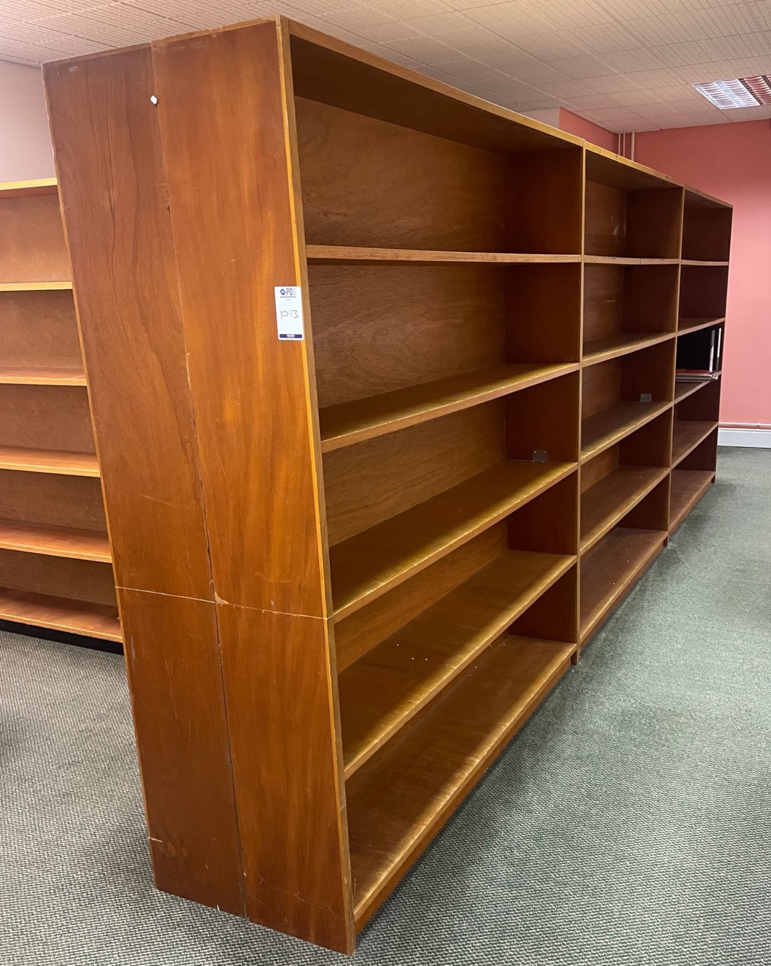 6 Bookcases, 1840mm x 2020mm x 310mm (Location: Salford. Refer General Notes)