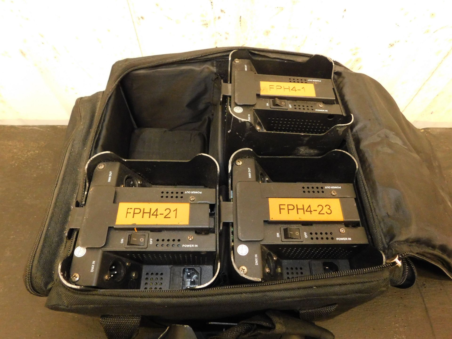 Four Chauvet Hex-4 LED Lights in Carry Case (Location: South East London. Please Refer to General - Image 2 of 4